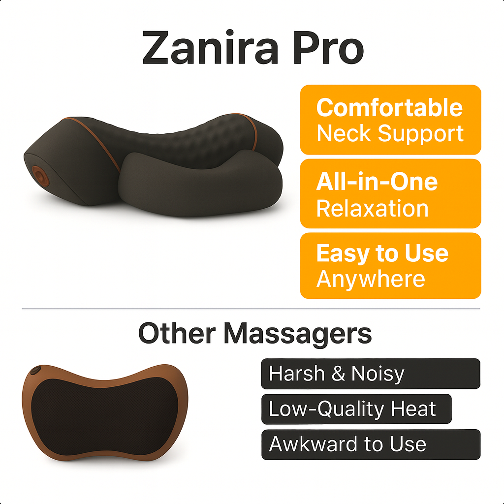 Feel the difference of daily neck relaxation with the Zanira Pro